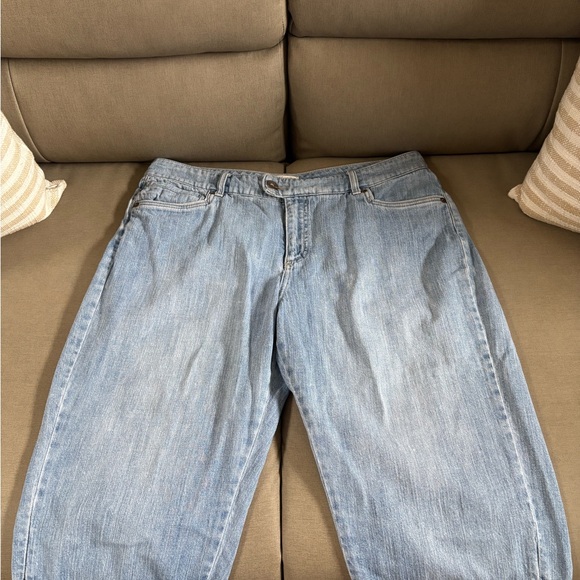 Lee Light Wash Wide-Leg Denim Pants – Women’s Size 10/12 - Picture 1 of 3